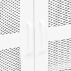 vidaXL Opbergkast industrieel 70x40x115 cm metaal wit