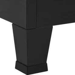 vidaXL Opbergkast industrieel 90x40x100 cm staal zwart