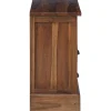 vidaXL Opbergkast met lade Naturel 60 x 30 x 60 cm Massief Teakhout