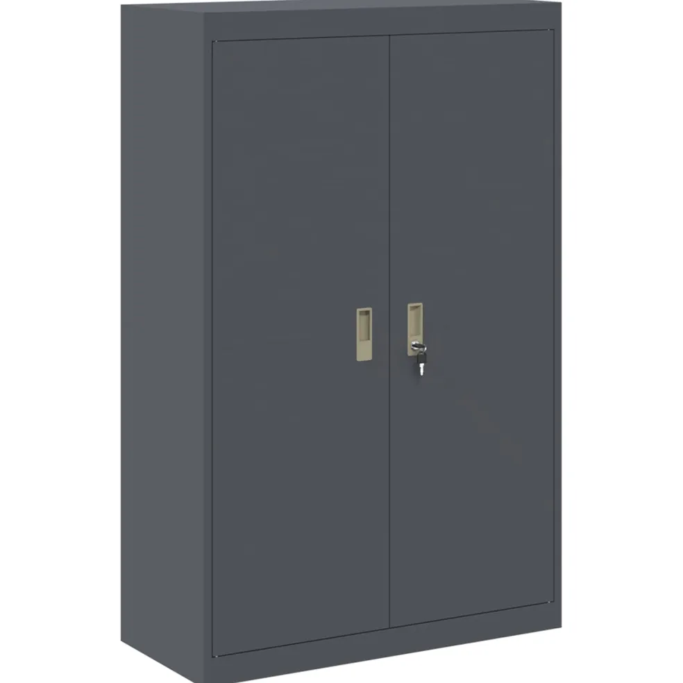vidaXL Opbergkast 2 st Antraciet 90 x 40 x 180 cm Staal Vergrendelbaar