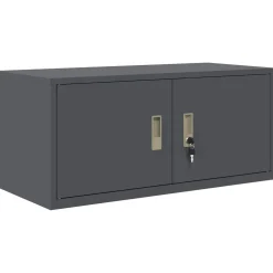 vidaXL Opbergkast 2 st Antraciet 90 x 40 x 180 cm Staal Vergrendelbaar