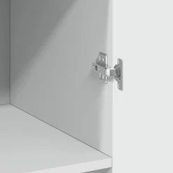 vidaXL Opbergkast 70x42,5x225 cm bewerkt hout wit