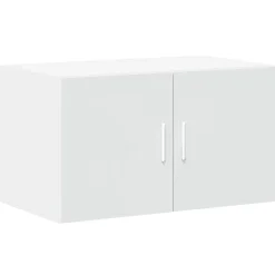 vidaXL Opbergkast 70x42,5x225 cm bewerkt hout wit