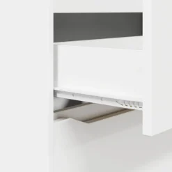vidaXL Opbergkast 80 x 48 x 57 cm Bewerkt hout Wit