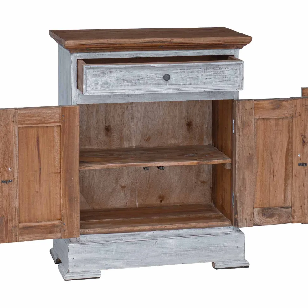 vidaXL Opbergkast 63 x 30 x 79 cm Massief Mahoniehout