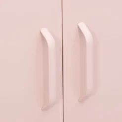 vidaXL Opbergkast 80x35x101,5 cm staal roze