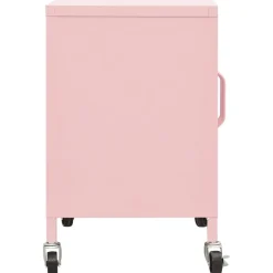 vidaXL Opbergkast 60x35x56 cm staal roze