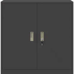 vidaXL Opbergkast Zwart 90 x 40 x 90 cm Staal