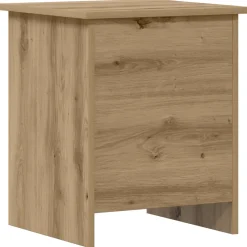 vidaXL Opbergkist Artisanaal eiken 40 x 40 x 50 cm Bewerkt hout