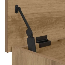 vidaXL Opbergkist Artisanaal eiken 40 x 40 x 50 cm Bewerkt hout