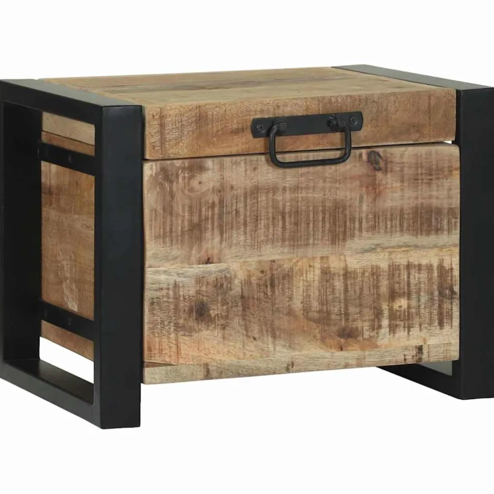 vidaXL Opbergkisten Bruin 40 x 30 x 30 cm Massief mangohout
