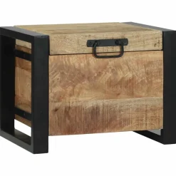 vidaXL Opbergkisten Bruin 40 x 30 x 30 cm Massief mangohout
