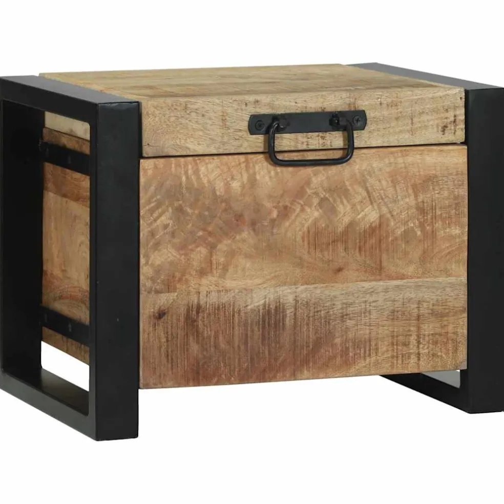 vidaXL Opbergkisten Bruin 40 x 30 x 30 cm Massief mangohout