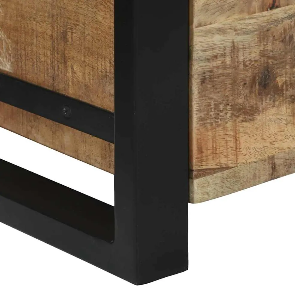vidaXL Opbergkisten Bruin 40 x 30 x 30 cm Massief mangohout