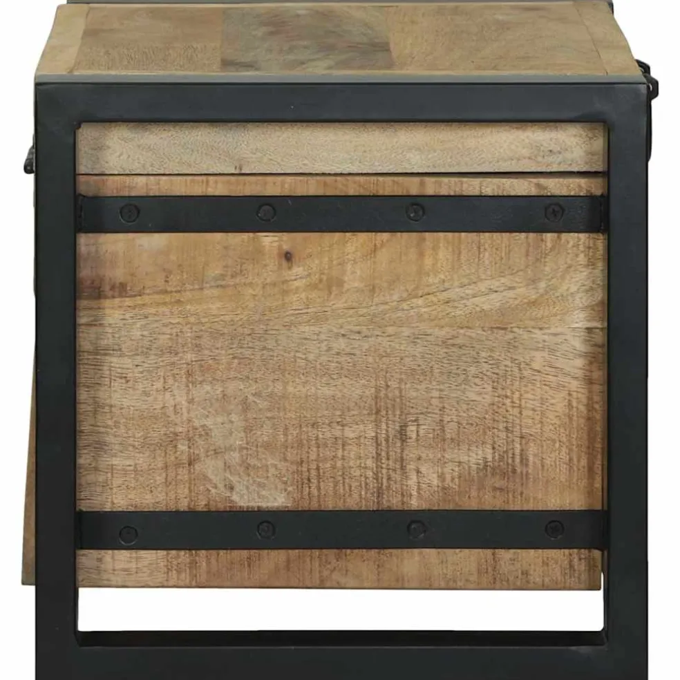 vidaXL Opbergkisten Bruin 40 x 30 x 30 cm Massief mangohout