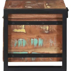 vidaXL Opbergkisten Multikleur 40 x 30 x 30 cm Massief gerecycled hout