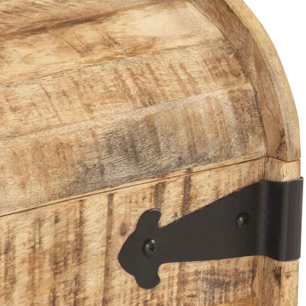vidaXL Opbergkisten 2 st massief mangohout