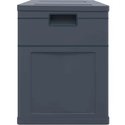 vidaXL Opbergkist 320 L zwart