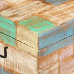 vidaXL Opbergkist massief gerecycled hout