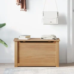 vidaXL Opbergkist met deksel Panama 79x42x46 cm massief grenenhout