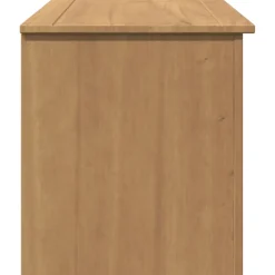 vidaXL Opbergkist met deksel Panama 79x42x46 cm massief grenenhout