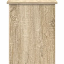 vidaXL Opbergkist met opslag Sonoma Eiken 40 x 40 x 50 cm Bewerkt hout