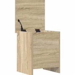 vidaXL Opbergkist met opslag Sonoma Eiken 40 x 40 x 50 cm Bewerkt hout