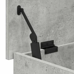 vidaXL Opbergkist met opslag Betongrijs 40 x 40 x 50 cm Bewerkt hout