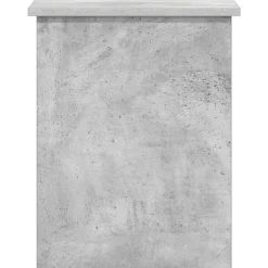 vidaXL Opbergkist met opslag Betongrijs 40 x 40 x 50 cm Bewerkt hout