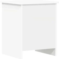 vidaXL Opbergkist met opslag Wit 40 x 40 x 50 cm Bewerkt hout