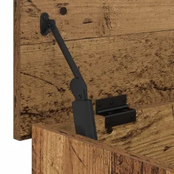 vidaXL Opbergkist met opslag Oud hout 40 x 40 x 50 cm Bewerkt hout