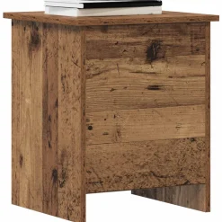 vidaXL Opbergkist met opslag Oud hout 40 x 40 x 50 cm Bewerkt hout