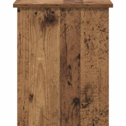 vidaXL Opbergkist met opslag Oud hout 40 x 40 x 50 cm Bewerkt hout