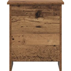 vidaXL Opbergkist met opslag Oud hout 40 x 40 x 50 cm Bewerkt hout