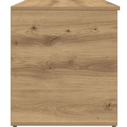 vidaXL Opbergkist 84x42x46 cm bewerkt hout artisanaal eikenkleurig