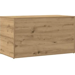 vidaXL Opbergkist 84x42x46 cm bewerkt hout artisanaal eikenkleurig