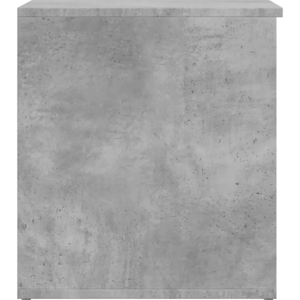 vidaXL Opbergkist 84x42x46 cm bewerkt hout betongrijs