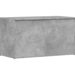 vidaXL Opbergkist 84x42x46 cm bewerkt hout betongrijs