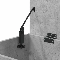 vidaXL Opbergkist 84x42x46 cm bewerkt hout betongrijs