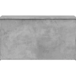 vidaXL Opbergkist 84x42x46 cm bewerkt hout betongrijs