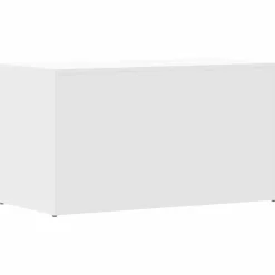 vidaXL Opbergkist 84x42x46 cm bewerkt hout wit