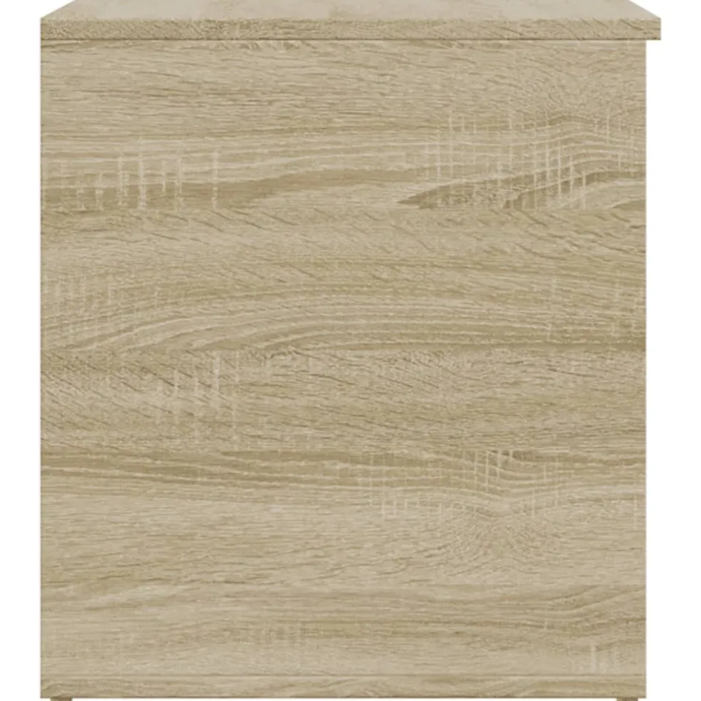 vidaXL Opbergkist 84x42x46 cm bewerkt hout sonoma eikenkleurig