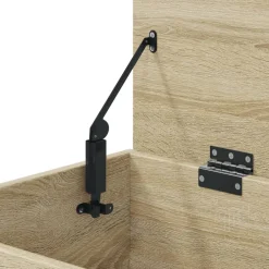 vidaXL Opbergkist 84x42x46 cm bewerkt hout sonoma eikenkleurig
