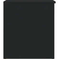 vidaXL Opbergkist 84x42x46 cm bewerkt hout zwart