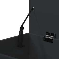 vidaXL Opbergkist 84x42x46 cm bewerkt hout zwart