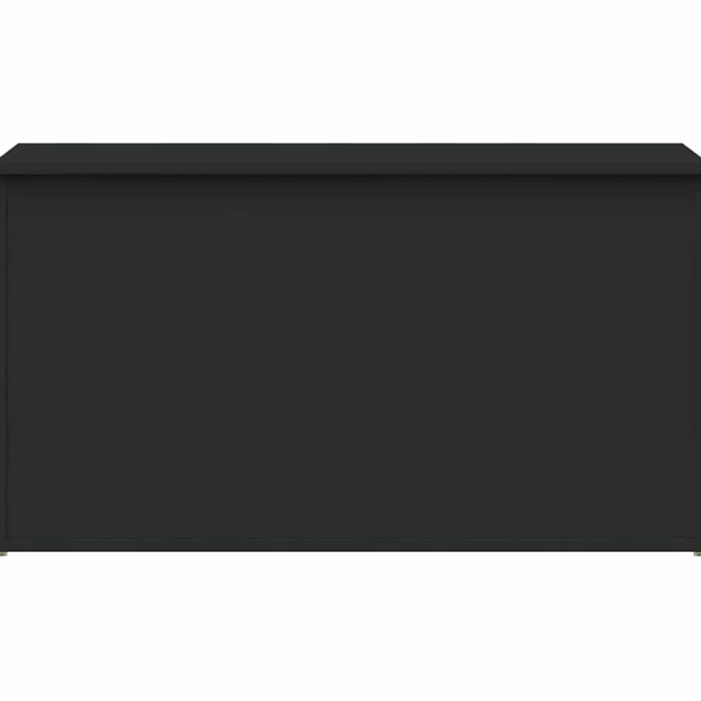 vidaXL Opbergkist 84x42x46 cm bewerkt hout zwart