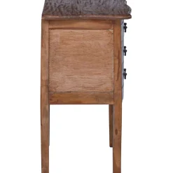 vidaXL Opbergkist 48 x 35 x 64 cm Massief Mahoniehout