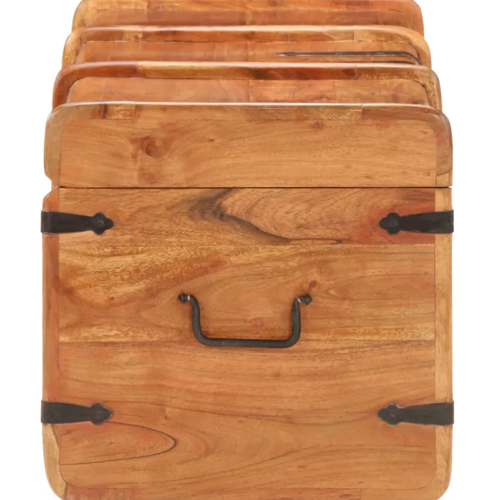 vidaXL Opbergkist 90x40x40 cm massief acaciahout