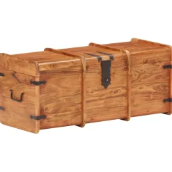 vidaXL Opbergkist 90x40x40 cm massief acaciahout