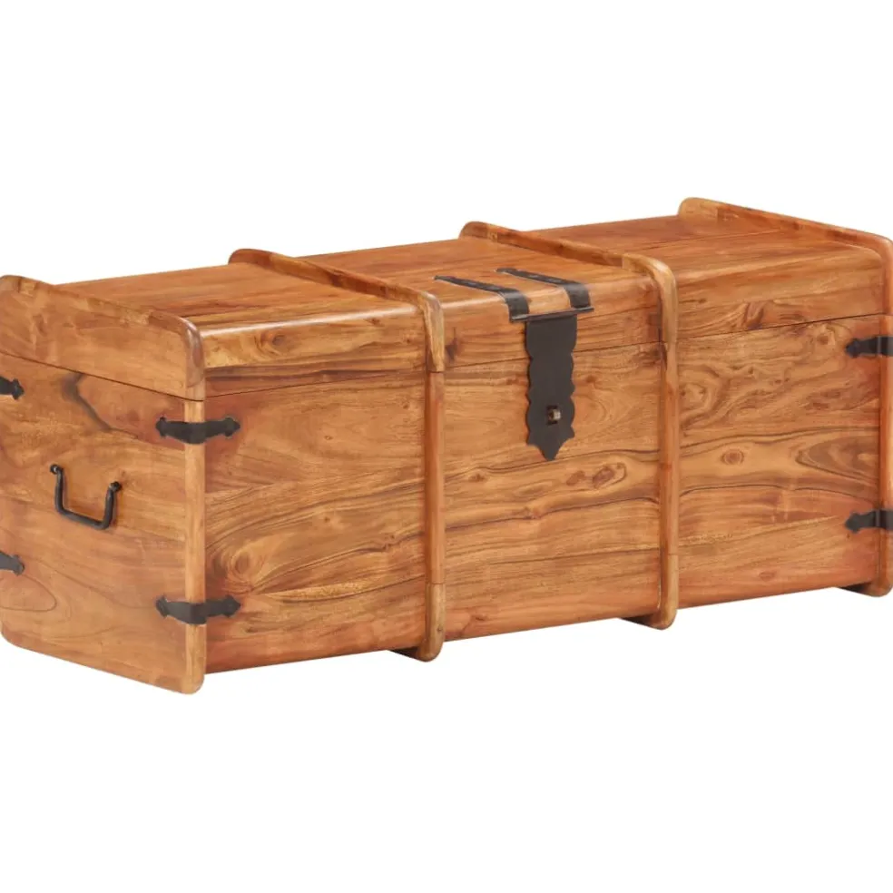 vidaXL Opbergkist 90x40x40 cm massief acaciahout